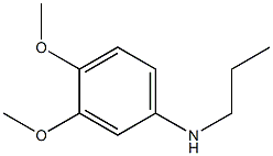 3,4-dimethoxy-N-propylaniline 结构式
