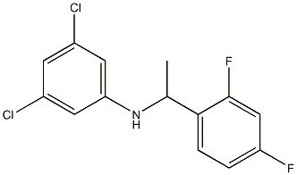 3,5-dichloro-N-[1-(2,4-difluorophenyl)ethyl]aniline 结构式