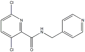 3,6-dichloro-N-(pyridin-4-ylmethyl)pyridine-2-carboxamide 结构式