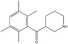 3-[(2,3,5,6-tetramethylphenyl)carbonyl]piperidine 结构式