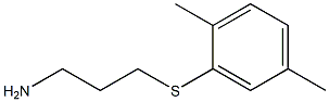 3-[(2,5-dimethylphenyl)thio]propan-1-amine 结构式