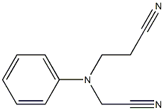3-[(cyanomethyl)(phenyl)amino]propanenitrile 结构式