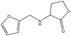 3-[(furan-2-ylmethyl)amino]oxolan-2-one 结构式