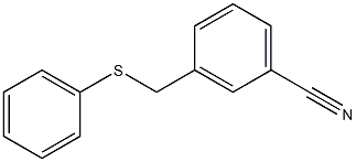 3-[(phenylsulfanyl)methyl]benzonitrile 结构式