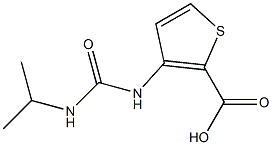 3-[(propan-2-ylcarbamoyl)amino]thiophene-2-carboxylic acid 结构式