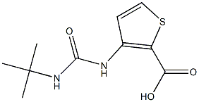 3-[(tert-butylcarbamoyl)amino]thiophene-2-carboxylic acid 结构式