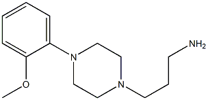 3-[4-(2-methoxyphenyl)piperazin-1-yl]propan-1-amine 结构式