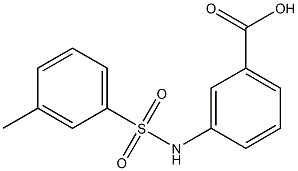 3-{[(3-methylphenyl)sulfonyl]amino}benzoic acid 结构式