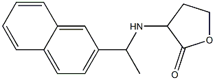 3-{[1-(naphthalen-2-yl)ethyl]amino}oxolan-2-one 结构式