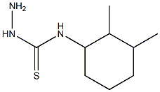 3-amino-1-(2,3-dimethylcyclohexyl)thiourea 结构式