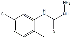 3-amino-1-(5-chloro-2-methylphenyl)thiourea 结构式