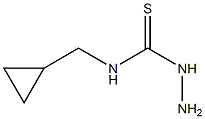 3-amino-1-(cyclopropylmethyl)thiourea 结构式