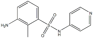 3-amino-2-methyl-N-(pyridin-4-yl)benzene-1-sulfonamide 结构式