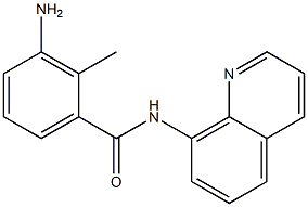 3-amino-2-methyl-N-(quinolin-8-yl)benzamide 结构式