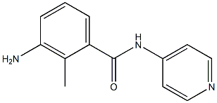 3-amino-2-methyl-N-pyridin-4-ylbenzamide 结构式