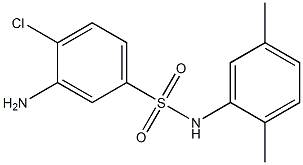 3-amino-4-chloro-N-(2,5-dimethylphenyl)benzene-1-sulfonamide 结构式