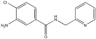 3-amino-4-chloro-N-(pyridin-2-ylmethyl)benzamide 结构式