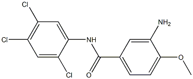 3-amino-4-methoxy-N-(2,4,5-trichlorophenyl)benzamide 结构式