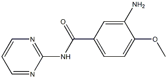 3-amino-4-methoxy-N-pyrimidin-2-ylbenzamide 结构式