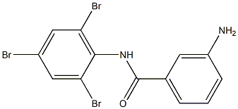 3-amino-N-(2,4,6-tribromophenyl)benzamide 结构式