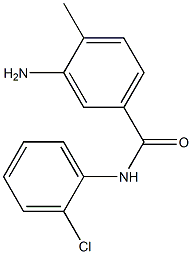 3-amino-N-(2-chlorophenyl)-4-methylbenzamide 结构式