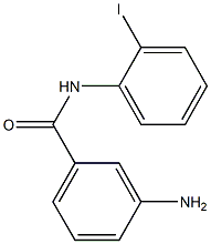 3-amino-N-(2-iodophenyl)benzamide 结构式