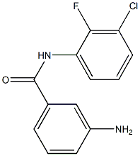 3-amino-N-(3-chloro-2-fluorophenyl)benzamide 结构式