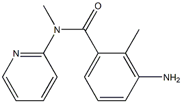 3-amino-N,2-dimethyl-N-(pyridin-2-yl)benzamide 结构式