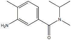 3-amino-N-isopropyl-N,4-dimethylbenzamide 结构式