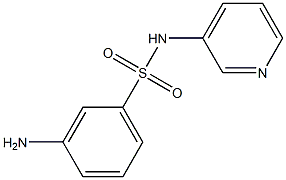 3-amino-N-pyridin-3-ylbenzenesulfonamide 结构式