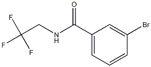 3-bromo-N-(2,2,2-trifluoroethyl)benzamide 结构式