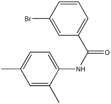 3-bromo-N-(2,4-dimethylphenyl)benzamide 结构式