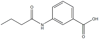 3-butanamidobenzoic acid 结构式