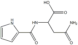 3-carbamoyl-2-(1H-pyrrol-2-ylformamido)propanoic acid 结构式