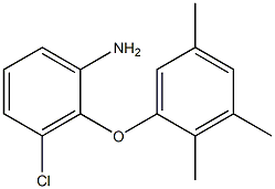 3-chloro-2-(2,3,5-trimethylphenoxy)aniline 结构式