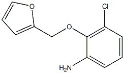 3-chloro-2-(furan-2-ylmethoxy)aniline 结构式