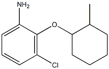 3-chloro-2-[(2-methylcyclohexyl)oxy]aniline 结构式