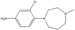 3-chloro-4-(4-methyl-1,4-diazepan-1-yl)aniline 结构式