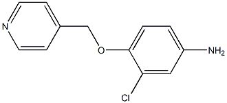 3-chloro-4-(pyridin-4-ylmethoxy)aniline 结构式