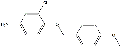 3-chloro-4-[(4-methoxybenzyl)oxy]aniline 结构式