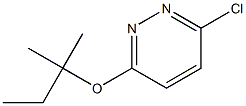 3-chloro-6-[(2-methylbutan-2-yl)oxy]pyridazine 结构式