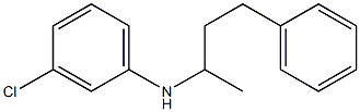 3-chloro-N-(4-phenylbutan-2-yl)aniline 结构式
