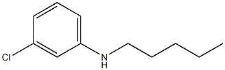 3-chloro-N-pentylaniline 结构式