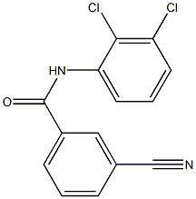 3-cyano-N-(2,3-dichlorophenyl)benzamide 结构式