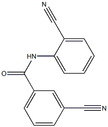3-cyano-N-(2-cyanophenyl)benzamide 结构式