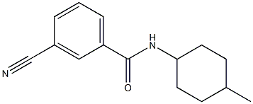 3-cyano-N-(4-methylcyclohexyl)benzamide 结构式