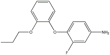 3-fluoro-4-(2-propoxyphenoxy)aniline 结构式