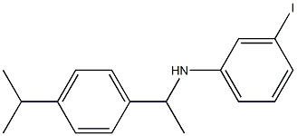 3-iodo-N-{1-[4-(propan-2-yl)phenyl]ethyl}aniline 结构式