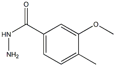 3-methoxy-4-methylbenzohydrazide 结构式