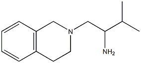 3-methyl-1-(1,2,3,4-tetrahydroisoquinolin-2-yl)butan-2-amine 结构式